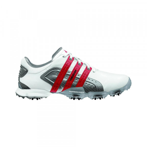 Adidas Powerband Golfschuh 4.0 - weiß-rot