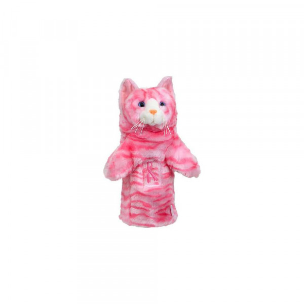 Daphnes Headcover für Driver &amp; Fairway - Pink Calico Cat