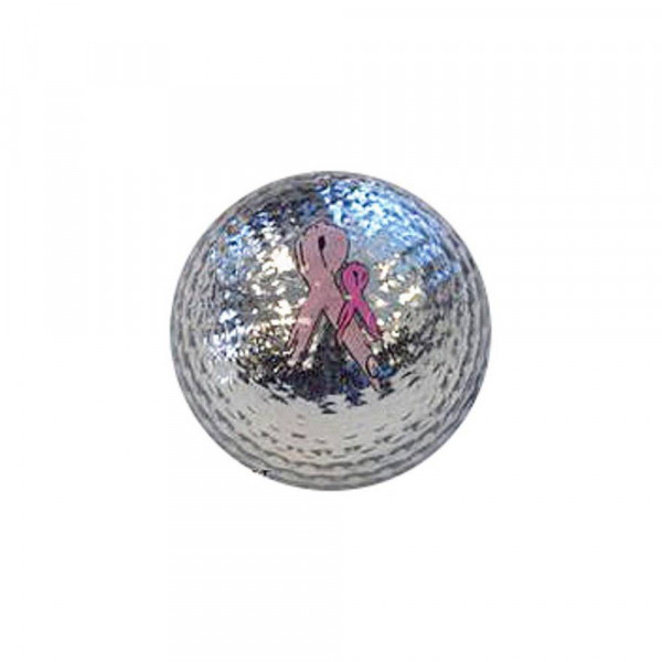navica USA Inc Metallic Blinc Golfball - Pink Ribbon