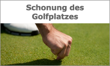 Golfetikette: Schonung des Golfplatzes